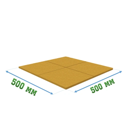 Резиновое покрытие 500x500x20мм Pool 